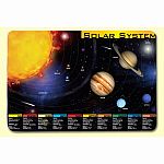 Painless Learning Solar System Placemat