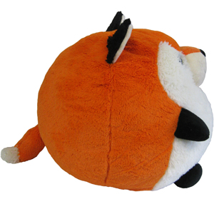 Round fox plush hot sale