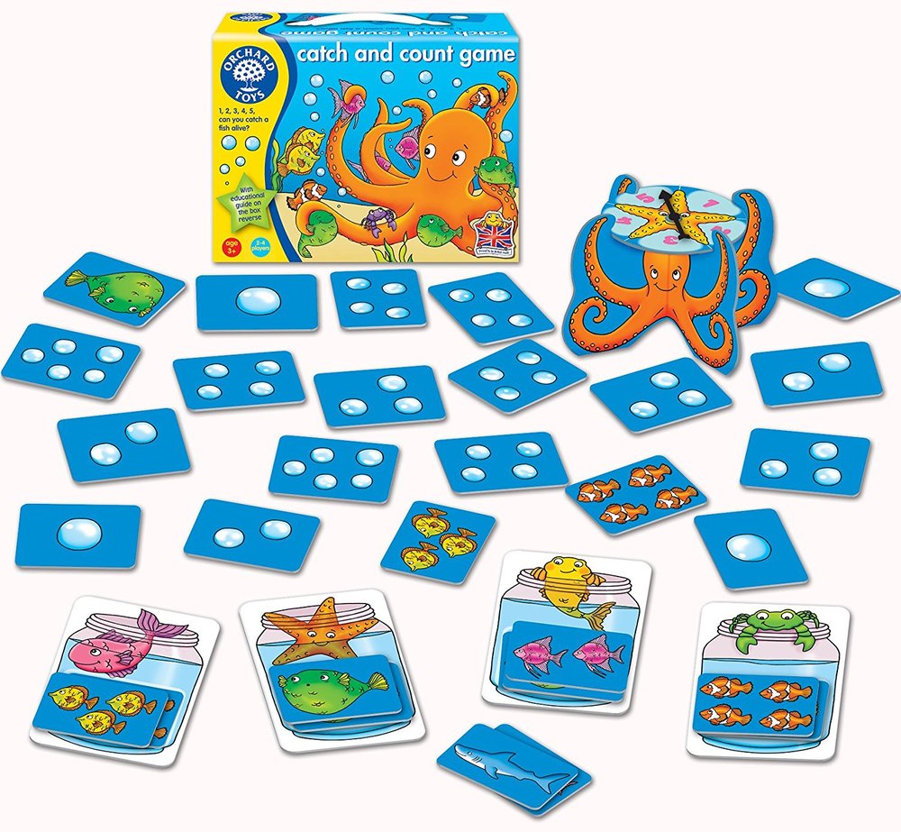 Orchard Toys CATCH & COUNT Educational Game Puzzle BN 