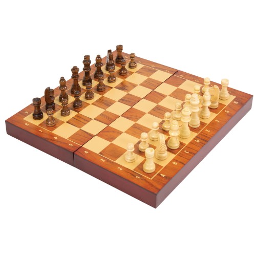 Foldable Wooden Chess Set Board Game – Whippersnappers Toy Store